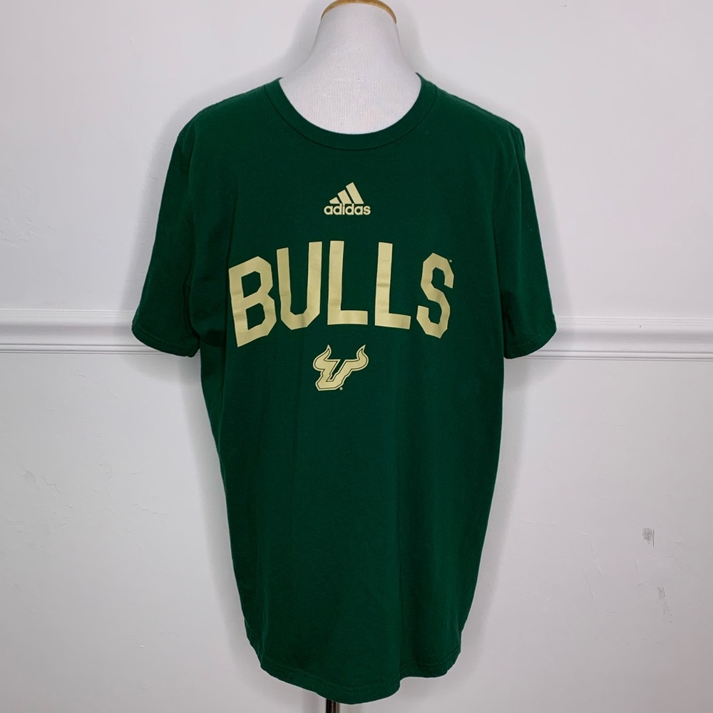 Adidas Amplifier Tee University of South Florida Bulls Short Sleeve Shirt XL